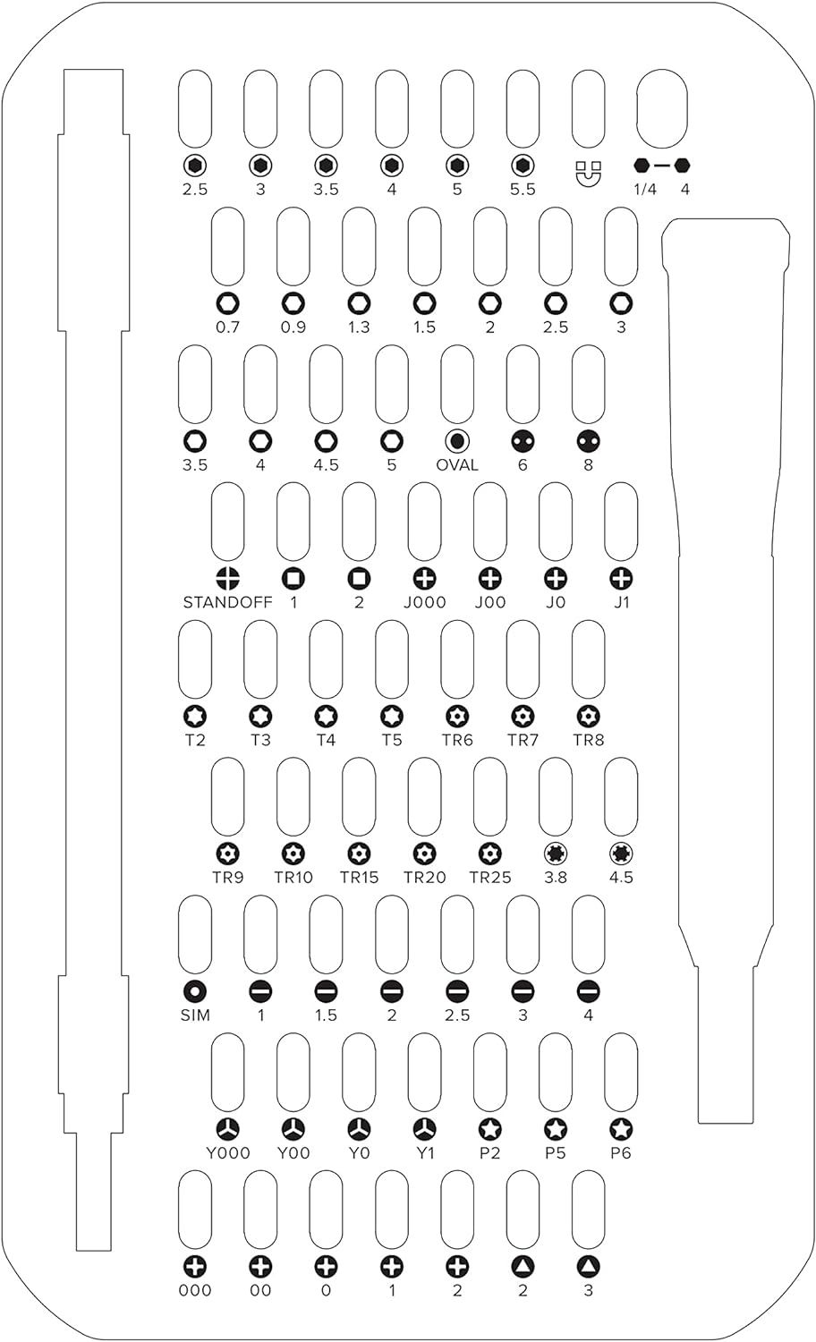 iFixit Mako Driver Kit - 64 Precision Bit Set for Electronics Repair