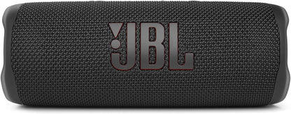 JBL Flip 6 Waterproof Portable Wireless Bluetooth Speaker Bundle with divvi! Premium Hardshell Case - Black