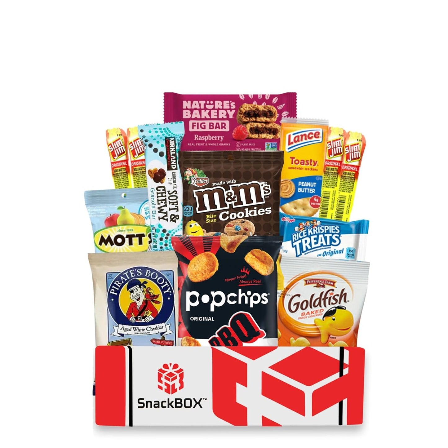 SnackBOX Sweet And Salty Care Package Variety Pack (13 COUNT) | Employee Appreciation, Gift for Kids, Teens, Final Exams, Graduation, Mothers Day, Birthday, Candy, Treats, Cookies, Chips, Travel Snacks