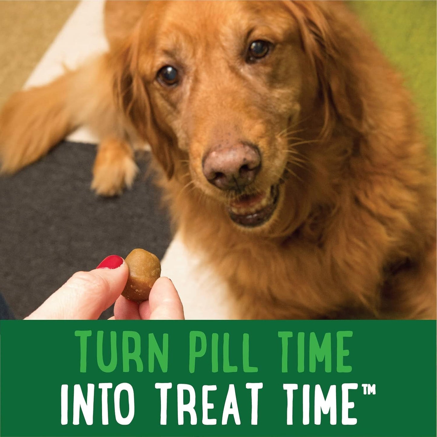 Greenies Pill Pockets for Dogs Capsule Size Natural Soft Dog Treats with Real Peanut Butter, 7.9 oz. Pack (30 Treats)