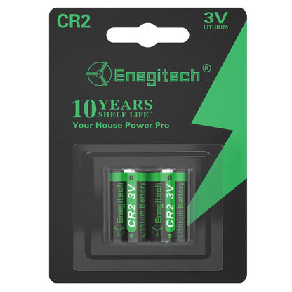 CR2 Batteries, 3V CR 2 Lithium Battery for Nest Temperature Sensor, Golf Rangefinder, Smart Switch Button Pusher, Instax Square SQ1/SQ6/SQ40 Non-Rechargeable (CR2 2 Pack)