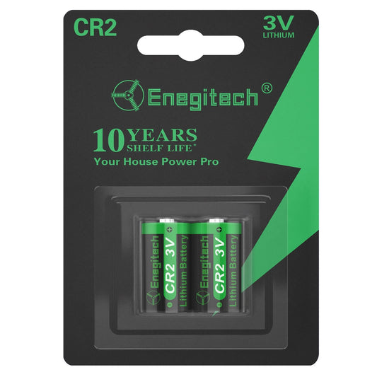 CR2 Batteries, 3V CR 2 Lithium Battery for Nest Temperature Sensor, Golf Rangefinder, Smart Switch Button Pusher, Instax Square SQ1/SQ6/SQ40 Non-Rechargeable (CR2 2 Pack)