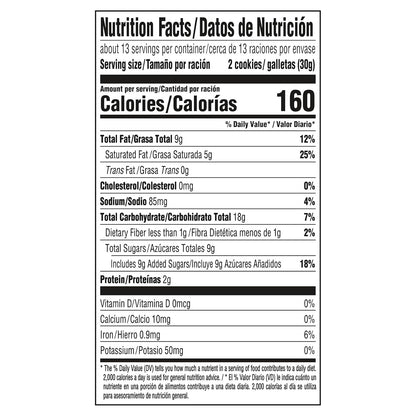 CHIPS AHOY! Reese’s Peanut Butter Cup Chocolate Chip Cookies, Family Size, 14.25 oz