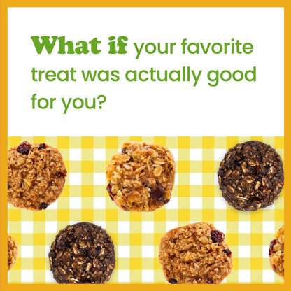 Alyssa’s Vegan Oatmeal Bites ⎸ Gluten Free Cookies, Healthy Snacks from the Bakery ⎸ Dairy Free, Sugar Free, Low Carb, Keto Protein Snacks ⎸ Gluten Free Snacks for Kids ⎸ 8 Cookies per box, 1 Pack