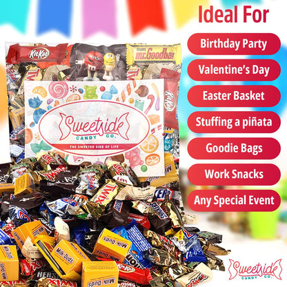 Chocolate Candy Variety Pack - Assorted Bulk Chocolate Mix - Movie Night Supplies, Gift, Snack Food Gift, Office Candy Assortment- Gift Bag for Birthday Party, Kids, College Students & Adults (5 LBS)