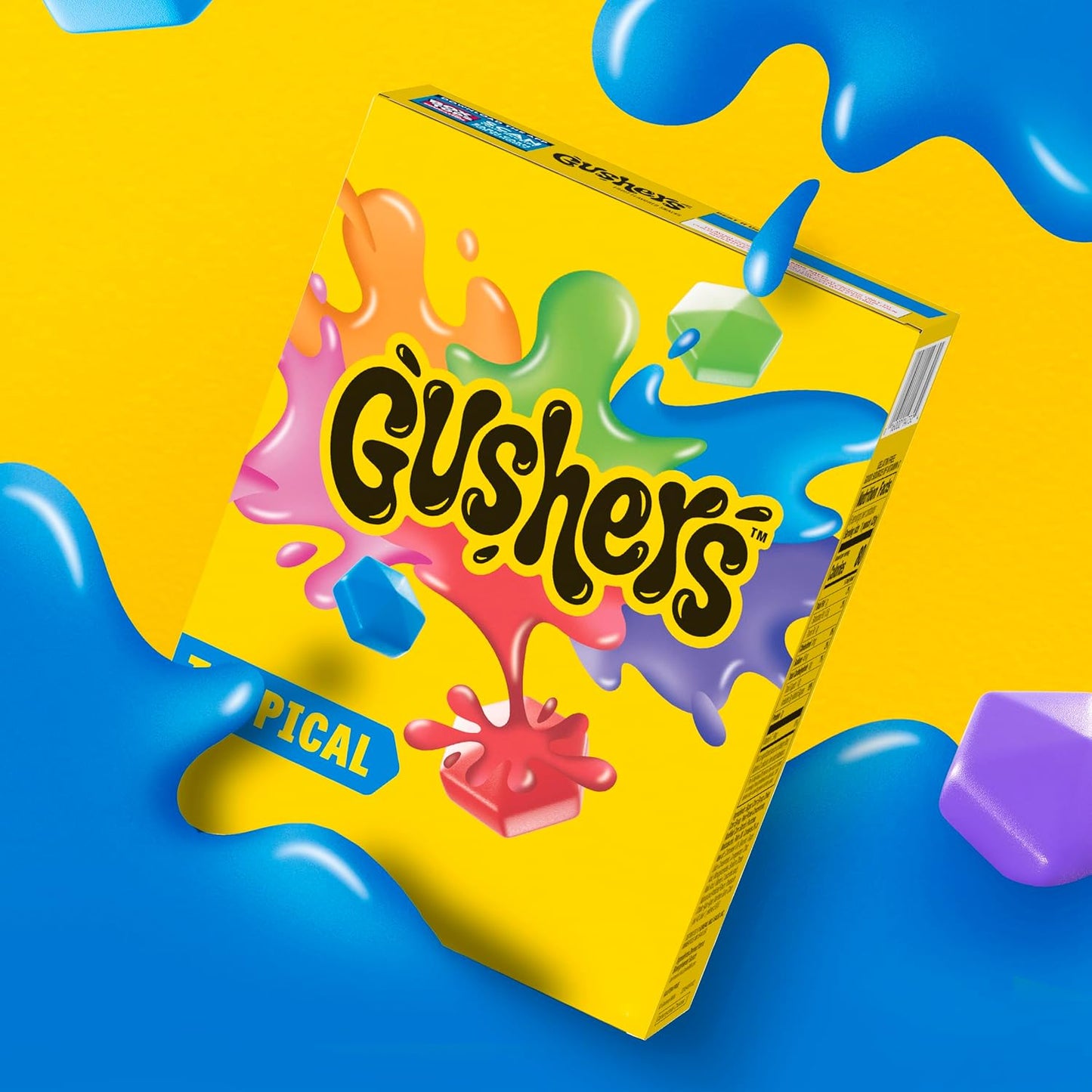 Gushers Tropical Flavors Fruit Flavored Snacks 6 Count