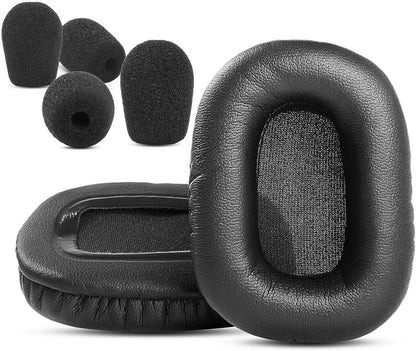 Ear Pads Replacement B450-XT Microphone Foam Compatible with VXI Blueparrott B450-XT B450XT Bluetooth Headset Mod Kit Ear Cushions Cups (Ear Pads + Microphone Foam)