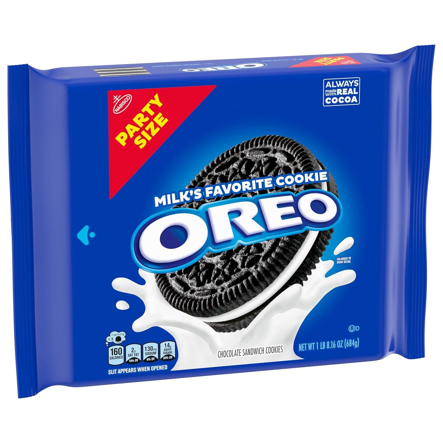 OREO Chocolate Sandwich Cookies, Party Size, Christmas Cookies, Holiday Cookie, 24.16 oz