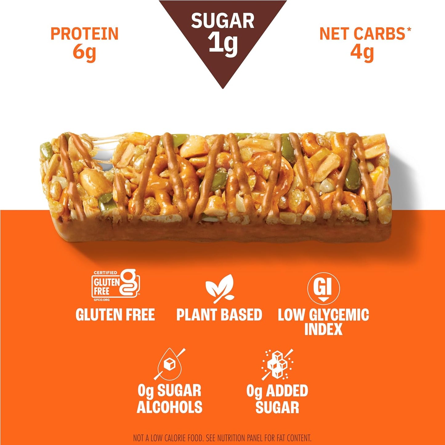 Munk Pack Nut & Seed Bar Pretzel Variety Pack - 1g Sugar, Low Carb & Keto, 6g Protein - Gluten Free, Plant Based, Zero Added Sugar - Sweet & Salty Breakfast & Snack Bars, 2 Flavors | 6 Bars