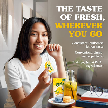 True Lemon Water Enhancer Packets - Sugar-Free, 0 Calorie Drink Mix with Real Lemon Flavor (Bulk Pack of 500)