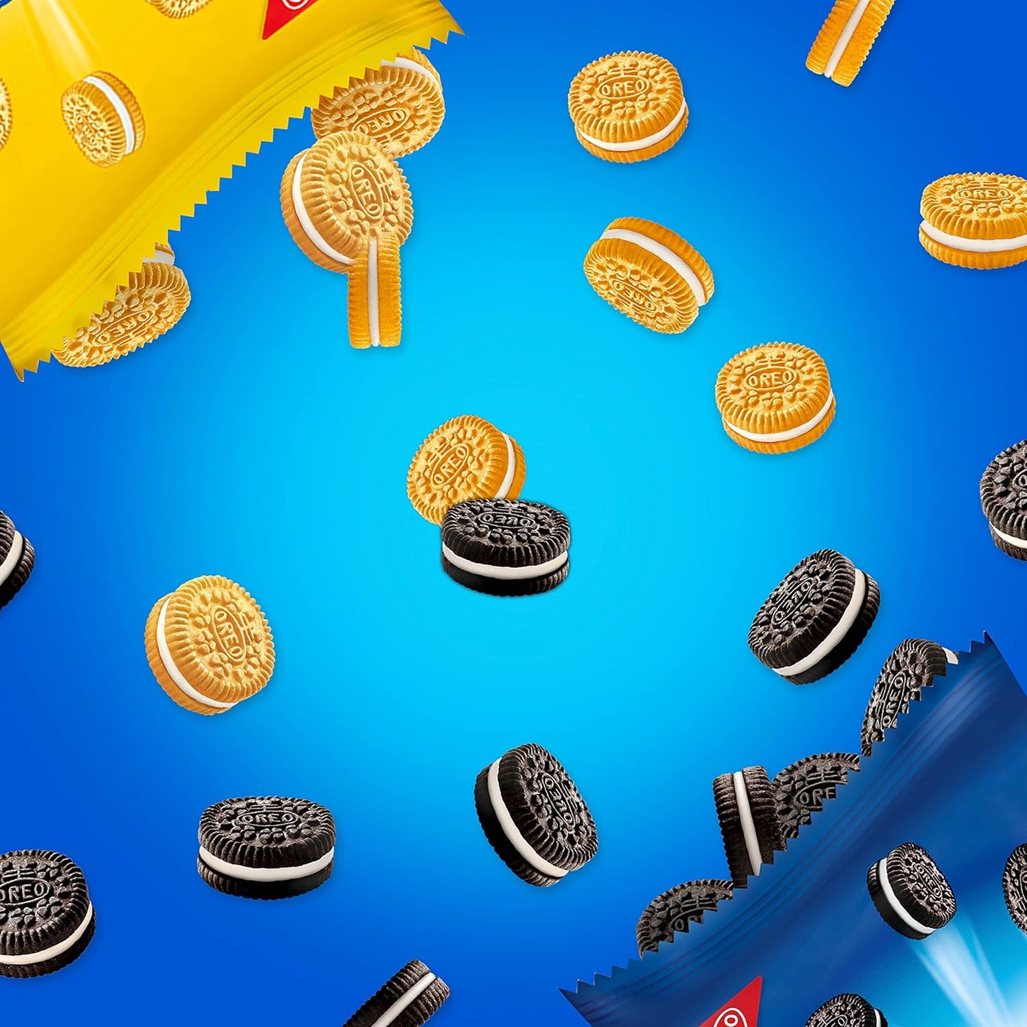 OREO Mini Mix Sandwich Cookies Variety Pack, 20 Snack Packs
