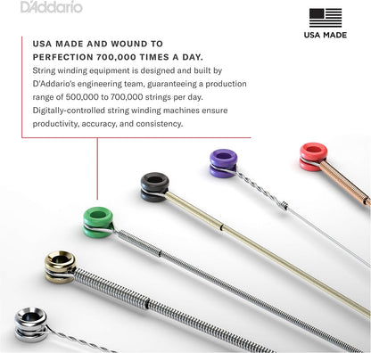 D'Addario Guitar Strings - XL Nickel Electric Guitar Strings - EXL110-3D - Perfect Intonation, Consistent Feel, Reliable Durability - For 6 String Guitars - 10-46 Regular Light, 3-Pack