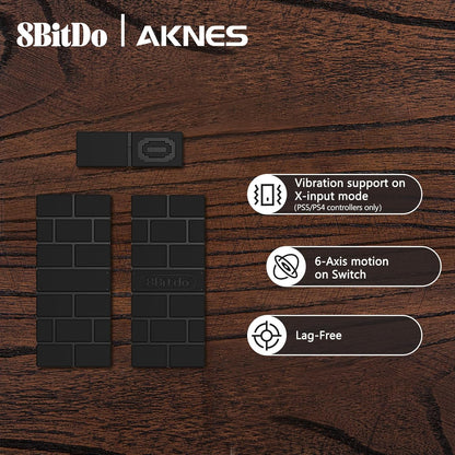 8BitDo USB Wireless Controller Adapter 2 Converter Dongle for Switch/Switch OLED,Steam Deck,Windows,Raspberry Pi, macOS, PS5/PS4/PS3 Controller,Xbox Series X/S,Xbox One Bluetooth Controller OTG Cable