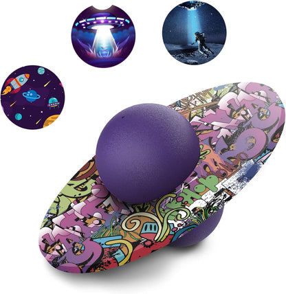 Anby Pogo Ball for Kids & Adults Up to 200lb, Balance Coordination Trick Bounce Board Pop Ball Cool Fun Challenge Indoor Outdoor Toys Pogo Jumper Birthday Gifts for Boys Girls Christmas Stuffers