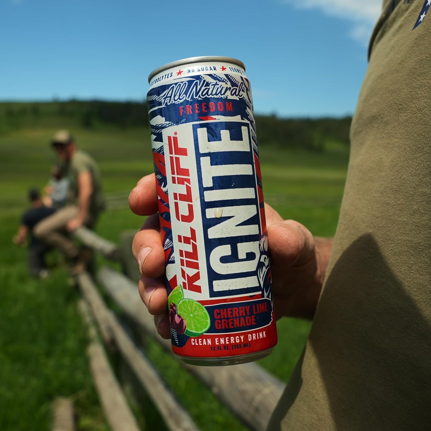 Kill Cliff Ignite Energy Drink, Cherry Limeade, Sugar Free Drinks with Green Tea, B Vitamins, Electrolytes and Natural Caffeine for Clean Energy and Hydration, Post or Pre Workout, 12 Pack