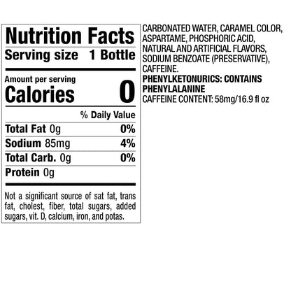 Diet Dr Pepper, .5 L bottles (Pack of 6)