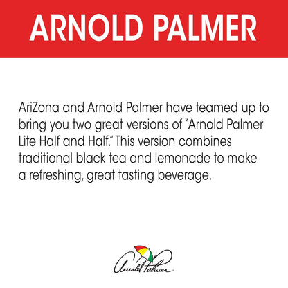 AriZona Arnold Palmer Half and Half - 16 Fl Oz (Pack of 12)