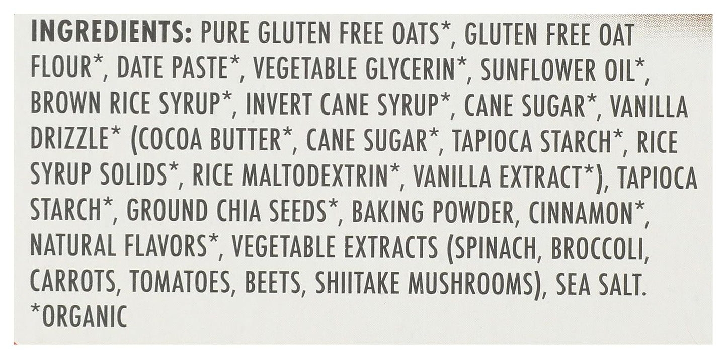 MadeGood Morning Cinnamon Bun Bars, 5ct/5.3 Oz, Organic Snacks
