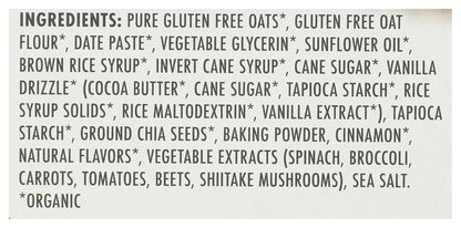 MadeGood Morning Cinnamon Bun Bars, 5ct/5.3 Oz, Organic Snacks