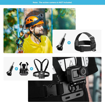 AKASO Outdoor Sports Action Camera Accessories Kit 42 in 1 for EK7000/ EK7000 Pro/Brave 4/Brave 7 LE/Brave 7/Brave 8/V50X/V50 Pro/V50 Elite/GoPro Hero 13/12/11/10