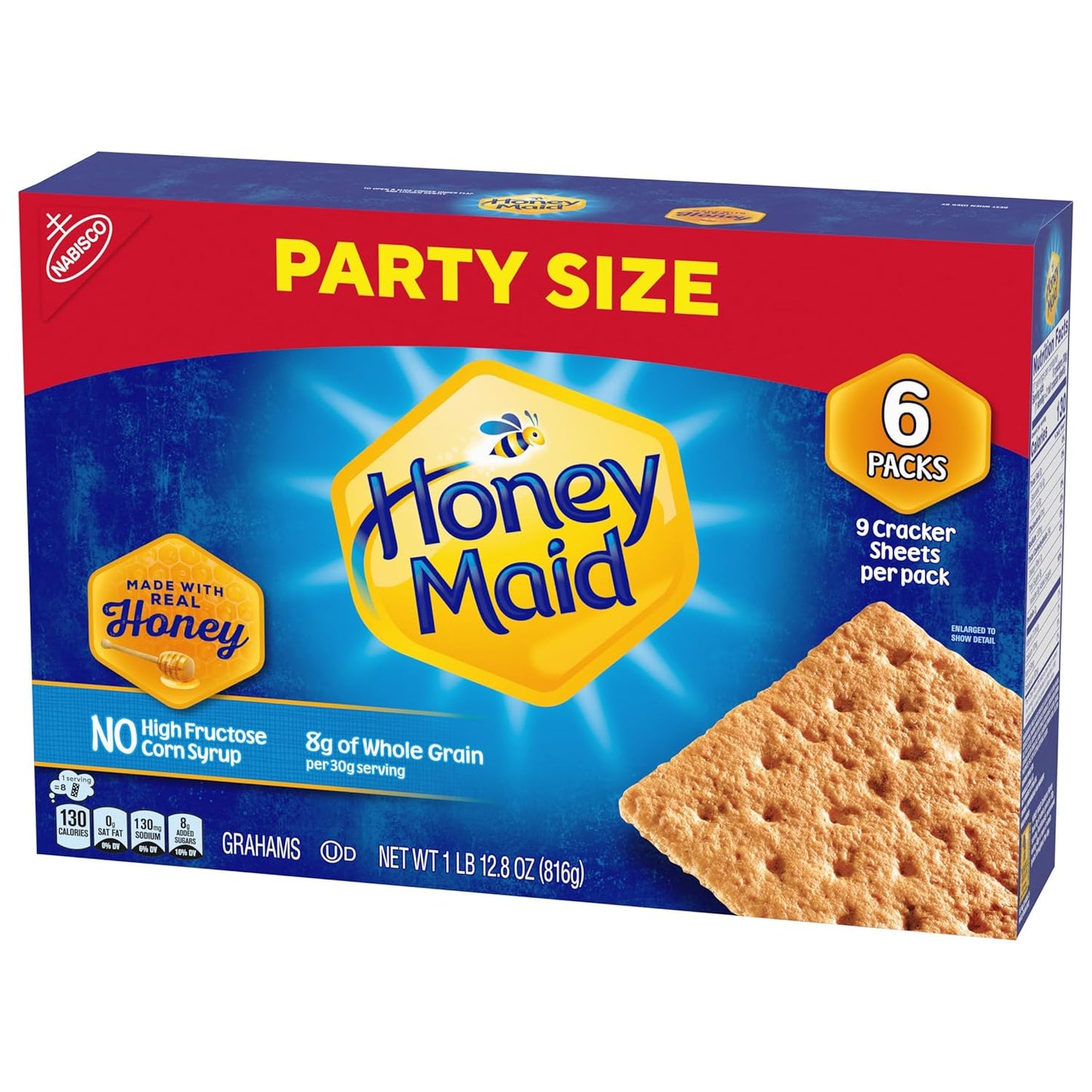 Honey Maid Graham Crackers, Party Size, 28.8 oz (1 lb, 12.8 oz)