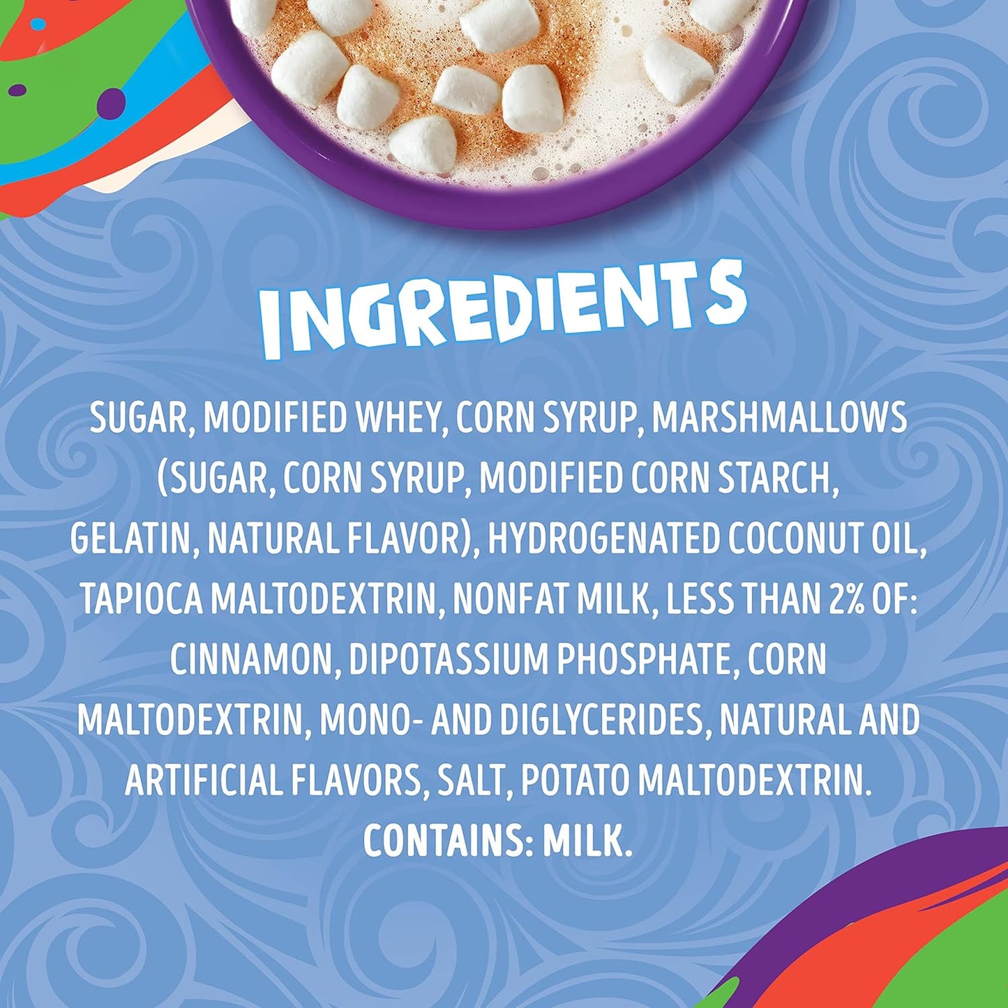 Swiss Miss Cinnamon Toast Crunch Cinnamilk Flavored Hot Drink Mix with Marshmallows, 6 ct