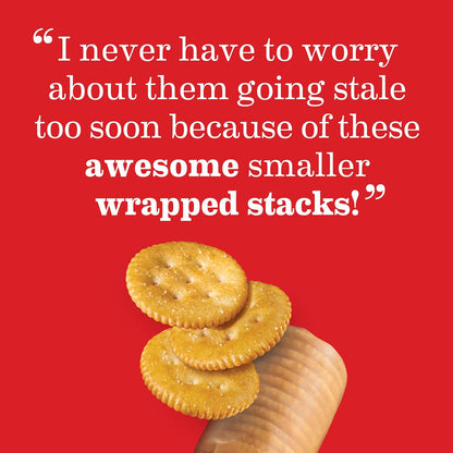 RITZ Fresh Stacks Original Crackers, Party Size, Christmas Crackers, Holiday Crackers, 23.7 oz (16 Stacks)