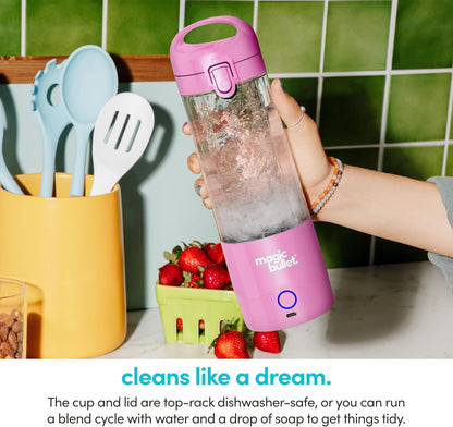 magic bullet Portable Blender MBPB50100FP Flamingo Pink