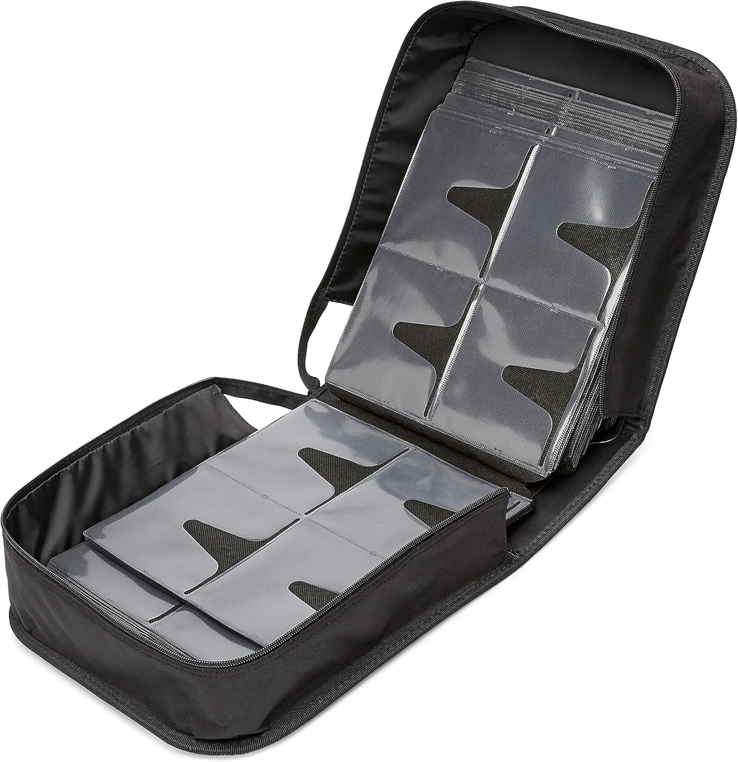 Amazon Basics Polyurethane CD/DVD Portable Storage Binder, 400-capacity, Black