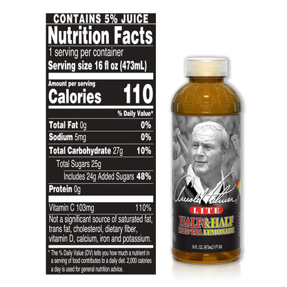 AriZona Arnold Palmer Half and Half - 16 Fl Oz (Pack of 12)