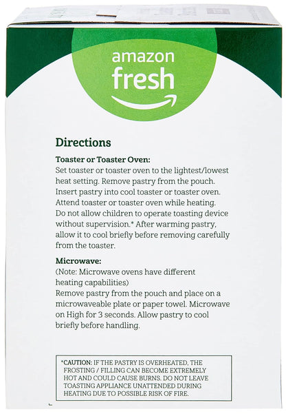 Amazon Fresh, Frosted Fudge Toaster Pastries, 8 Count