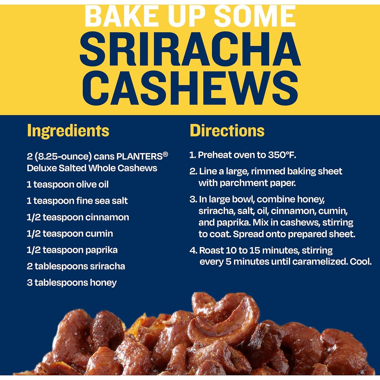 PLANTERS Deluxe Salted Whole Cashews, Party Snacks, Plant-Based Protein, Quick Snack for Adults, After School Snack, Roasted Cashew Flavored with Sea Salt, Kosher, 33oz Container
