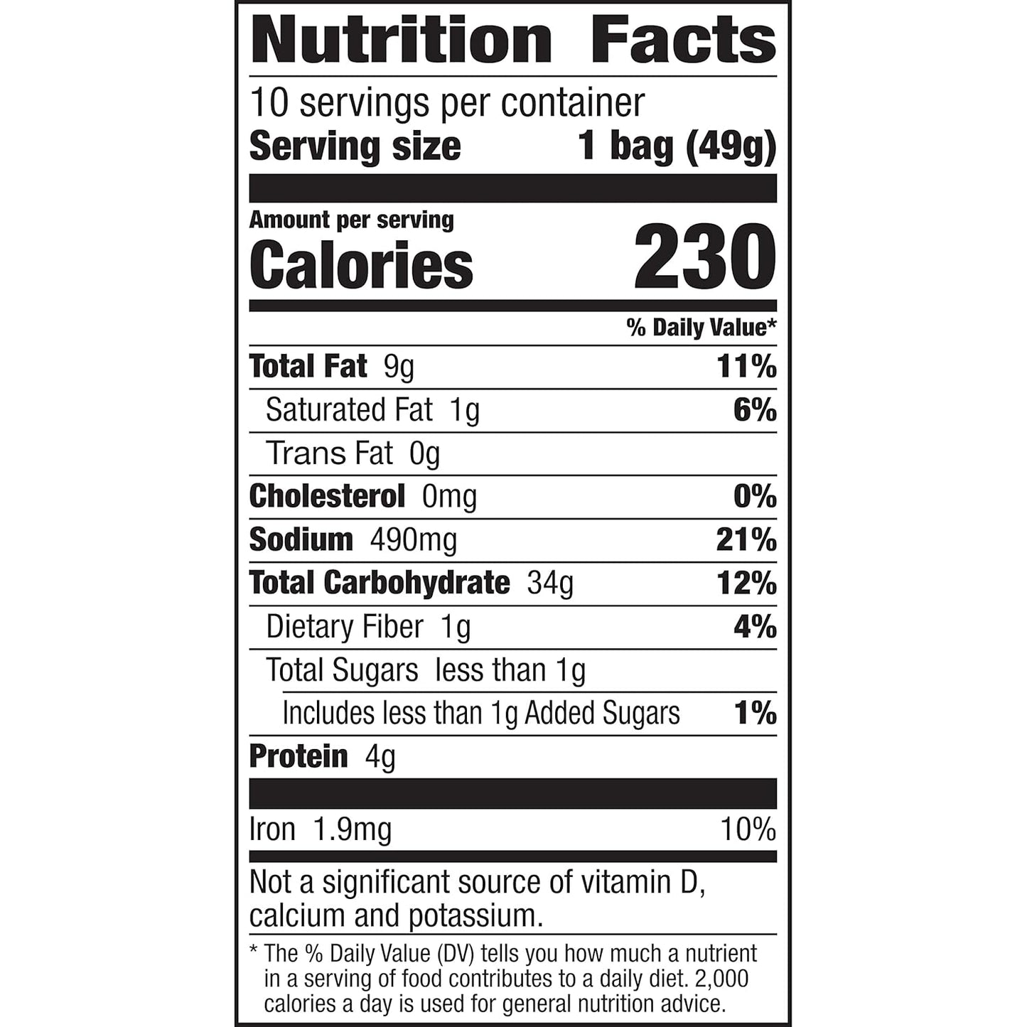 Gardetto's Snack Mix, Original Recipe, Single Serve Bags Multipack, 10 Ct, 17.5 oz