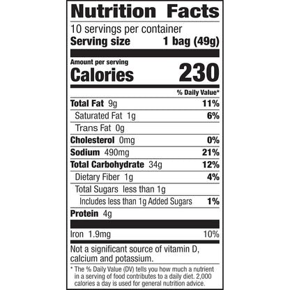 Gardetto's Snack Mix, Original Recipe, Single Serve Bags Multipack, 10 Ct, 17.5 oz