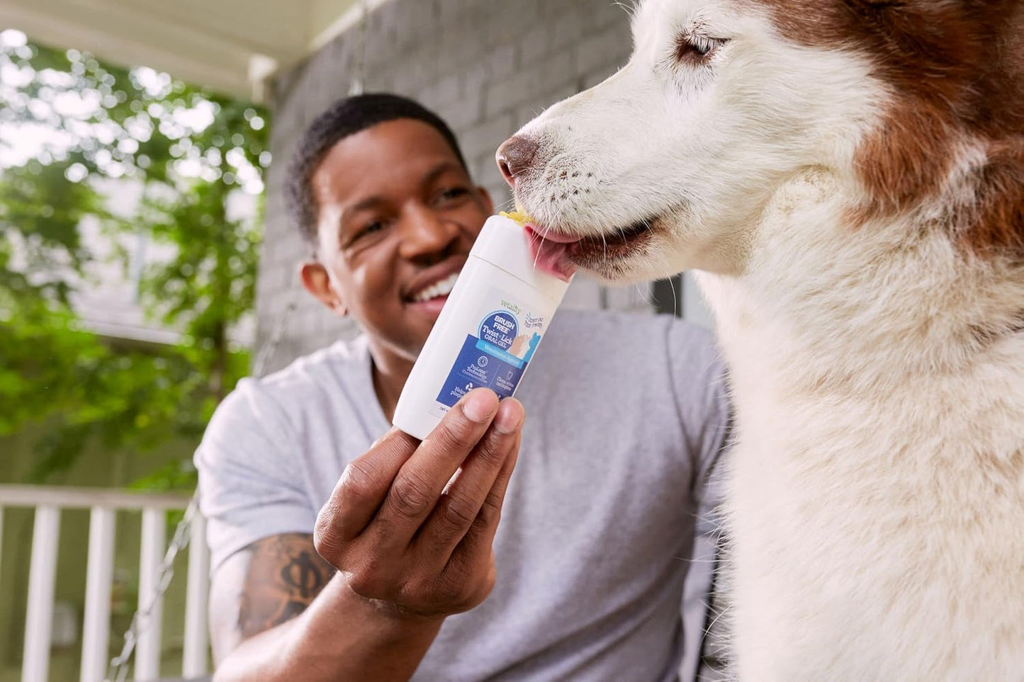 Twist and Lick Dental Gel for Dogs, Cleans Teeth and Freshens Breath for 24 Hours, Chicken Flavor, 2 oz, 30 Day Supply