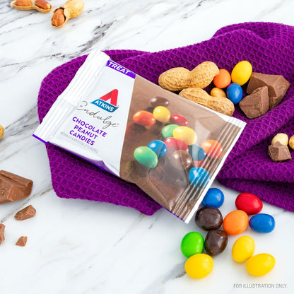 Atkins Endulge Chocolate Peanut Candies, Dessert Favorite, 0g Sugar, 16 Count