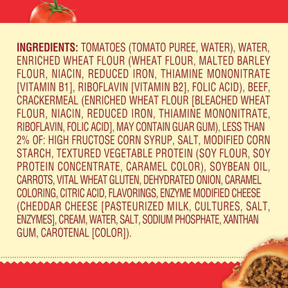 Chef Boyardee Overstuffed Beef Ravioli, 15 Oz Can