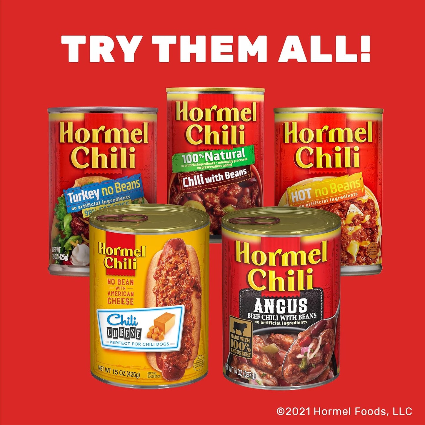 Hormel Chili With Beans 15 Oz (8 Pack)