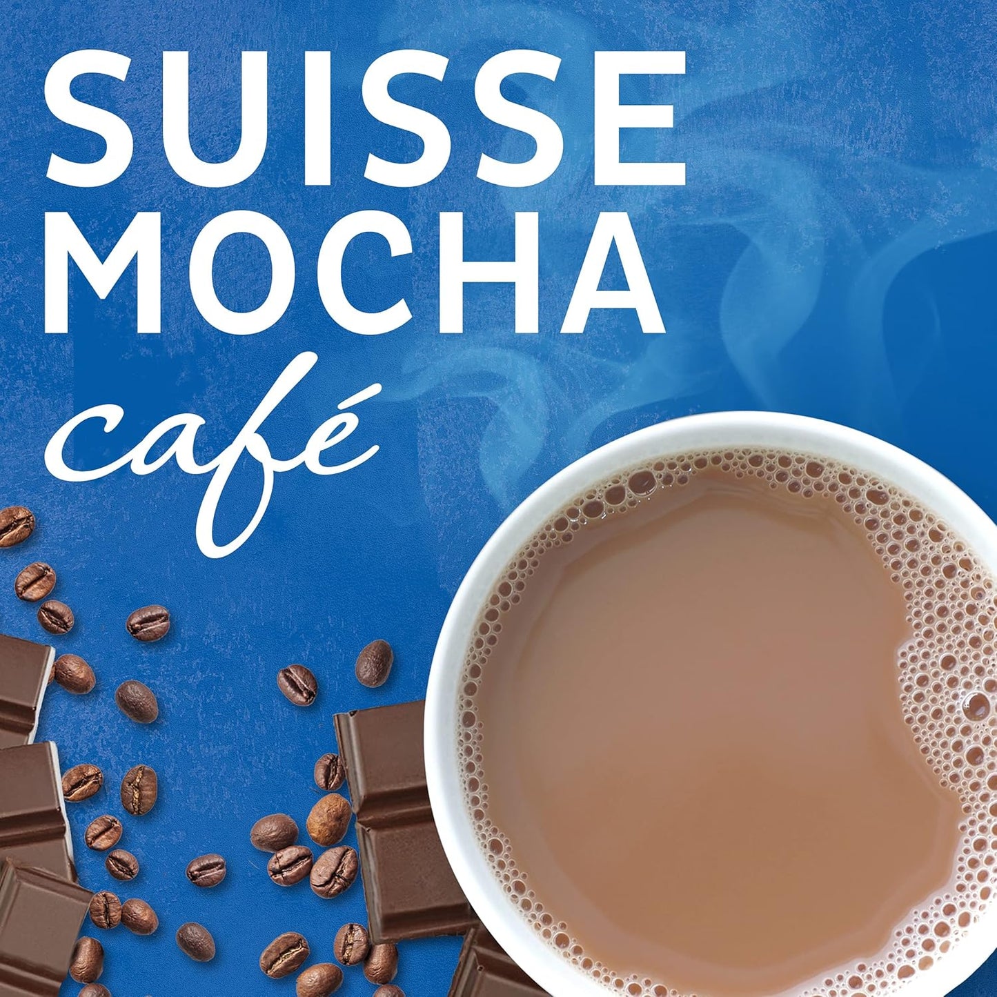 Maxwell House International Suisse Mocha Cafe Beverage Mix, Caffeinated, 7.2 oz Can (Pack of 4)