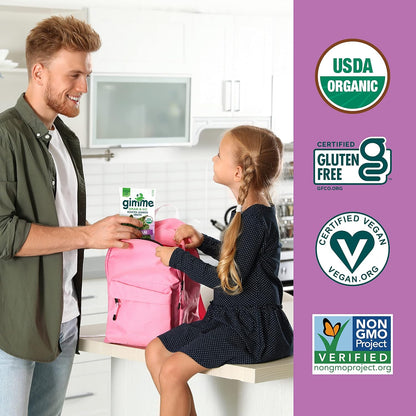 Gimme Seaweed Grab & Go - Teriyaki - 5 Count - Organic Roasted Seaweed Sheets - Keto Vegan Gluten Free - Great Source of Iodine & Omega 3’s - Healthy On-The-Go Snack for Kids Adults