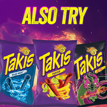 Takis Mini 25 pc / 1.23 oz Bite Size Variety Pack, Assorted Flavored Mixed Rolled Tortilla Chips – (15) Fuego Mini 1.23 oz, (10) Nitro Mini 1.23 oz