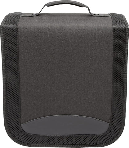 Amazon Basics Polyurethane CD/DVD Portable Storage Binder, 400-capacity, Black