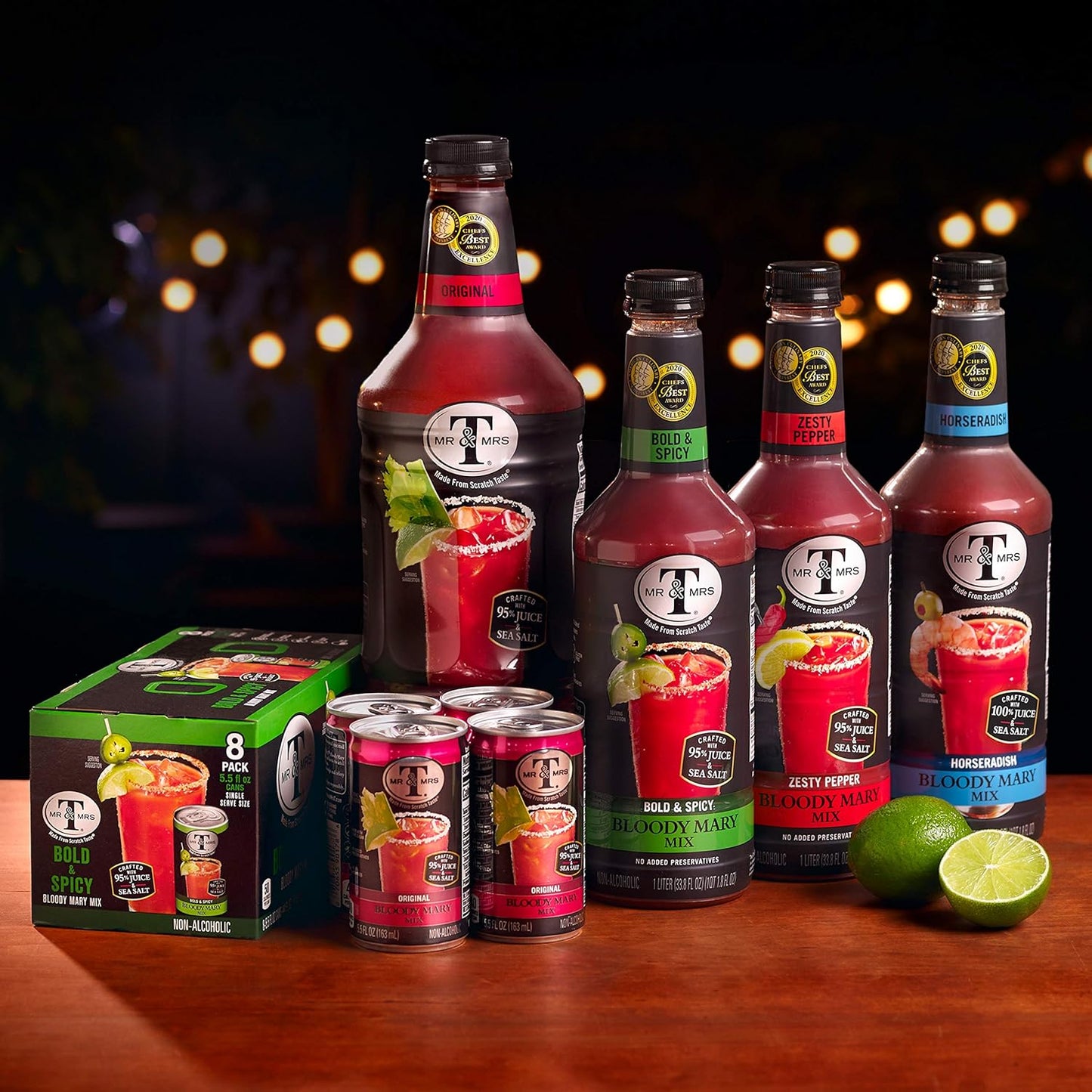 Mr & Mrs T Bold & Spicy Bloody Mary Mix, 1.75 Liter Bottle