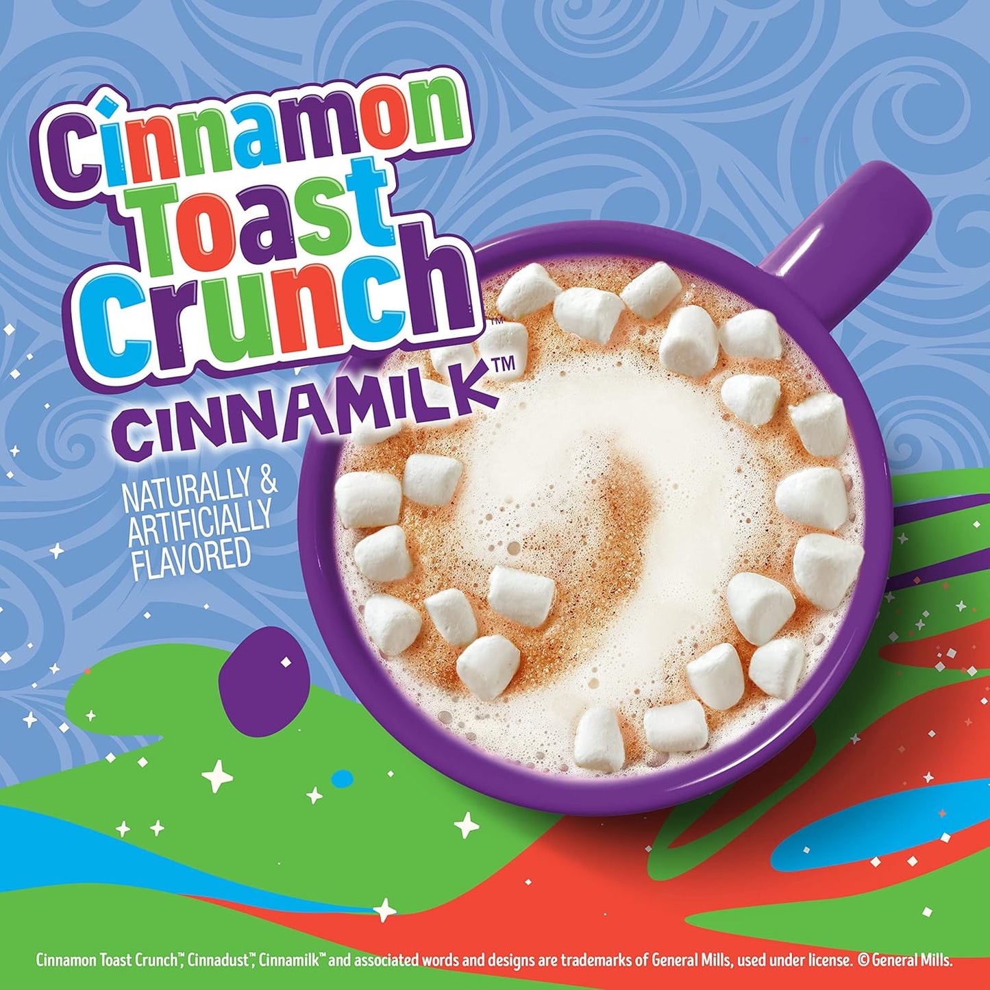 Swiss Miss Cinnamon Toast Crunch Cinnamilk Flavored Hot Drink Mix with Marshmallows, 6 ct